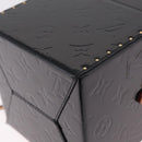 LOUIS VUITTON Monogram Vernis Bleecker Cosmetic Pouch Black LV Auth mr3231A-15
