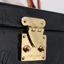 LOUIS VUITTON Monogram Vernis Bleecker Cosmetic Pouch Black LV Auth mr3231A-18