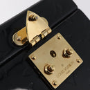 LOUIS VUITTON Monogram Vernis Bleecker Cosmetic Pouch Black LV Auth mr3231A-19