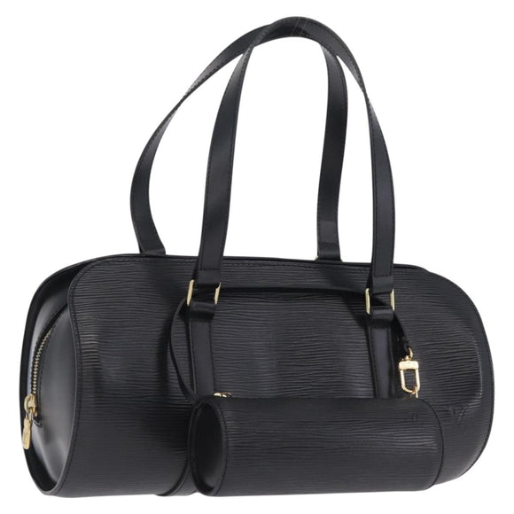 LOUIS VUITTON Epi Soufflot Hand Bag Black M52222 LV Auth mr3233V
