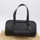 LOUIS VUITTON Epi Soufflot Hand Bag Black M52222 LV Auth mr3233V-25