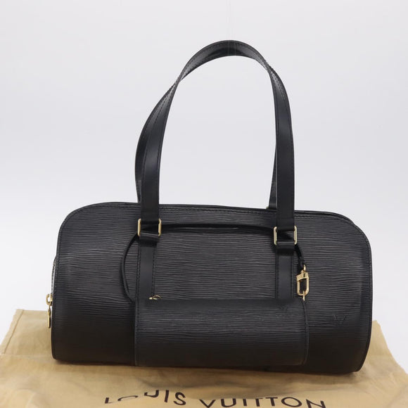 LOUIS VUITTON Epi Soufflot Hand Bag Black M52222 LV Auth mr3233V