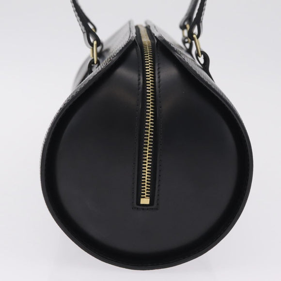LOUIS VUITTON Epi Soufflot Hand Bag Black M52222 LV Auth mr3233V