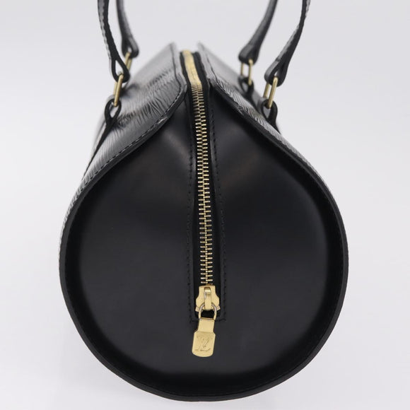 LOUIS VUITTON Epi Soufflot Hand Bag Black M52222 LV Auth mr3233V