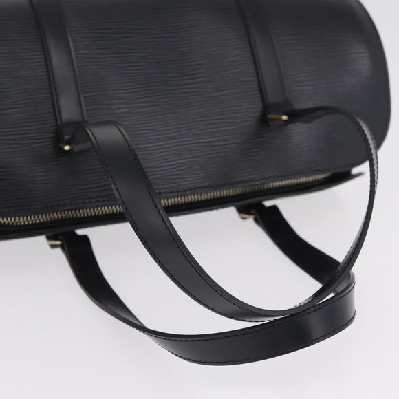LOUIS VUITTON Epi Soufflot Hand Bag Black M52222 LV Auth mr3233V