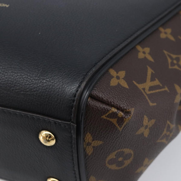 LOUIS VUITTON Monogram Kimono PM Tote Bag Black M41855 LV Auth mr3240A