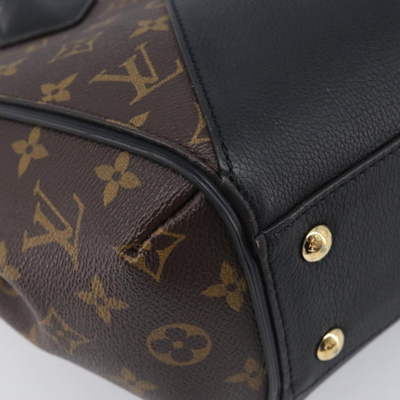 LOUIS VUITTON Monogram Kimono PM Tote Bag Black M41855 LV Auth mr3240A