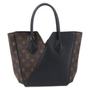 LOUIS VUITTON Monogram Kimono PM Tote Bag Black M41855 LV Auth mr3240A-3