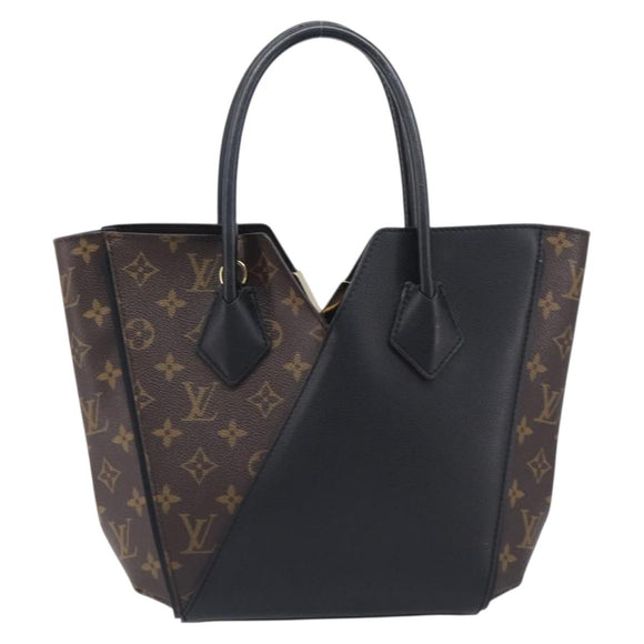 LOUIS VUITTON Monogram Kimono PM Tote Bag Black M41855 LV Auth mr3240A
