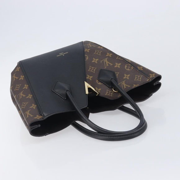 LOUIS VUITTON Monogram Kimono PM Tote Bag Black M41855 LV Auth mr3240A