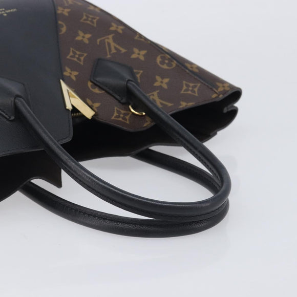 LOUIS VUITTON Monogram Kimono PM Tote Bag Black M41855 LV Auth mr3240A