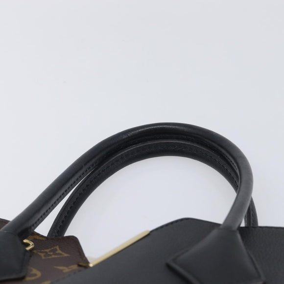 LOUIS VUITTON Monogram Kimono PM Tote Bag Black M41855 LV Auth mr3240A