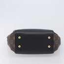 LOUIS VUITTON Monogram Kimono PM Tote Bag Black M41855 LV Auth mr3240A-9