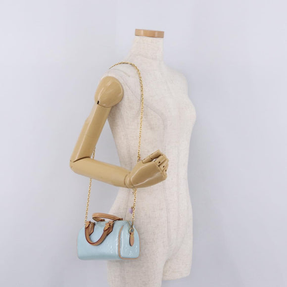 LOUIS VUITTON Vernis LVxTM Exclusive Nano Speedy Bag 2way M83000 LV Auth mr3242M