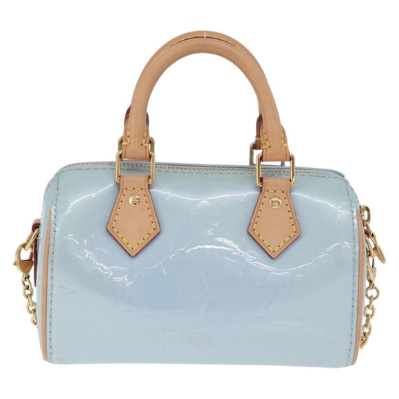 LOUIS VUITTON Vernis LVxTM Exclusive Nano Speedy Bag 2way M83000 LV Auth mr3242M