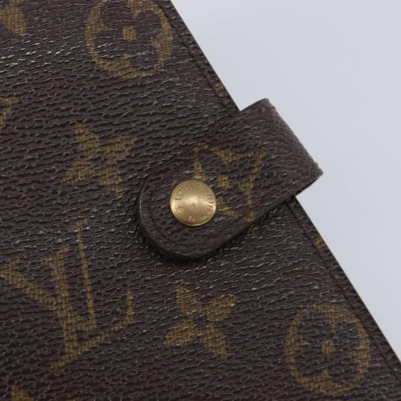 LOUIS VUITTON Monogram Agenda PM Day Planner Cover R20005 LV Auth mr3247