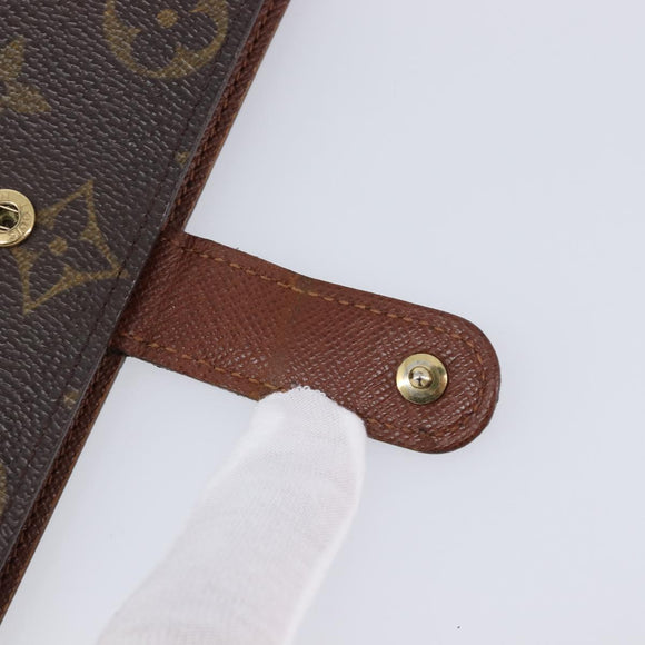 LOUIS VUITTON Monogram Agenda PM Day Planner Cover R20005 LV Auth mr3247