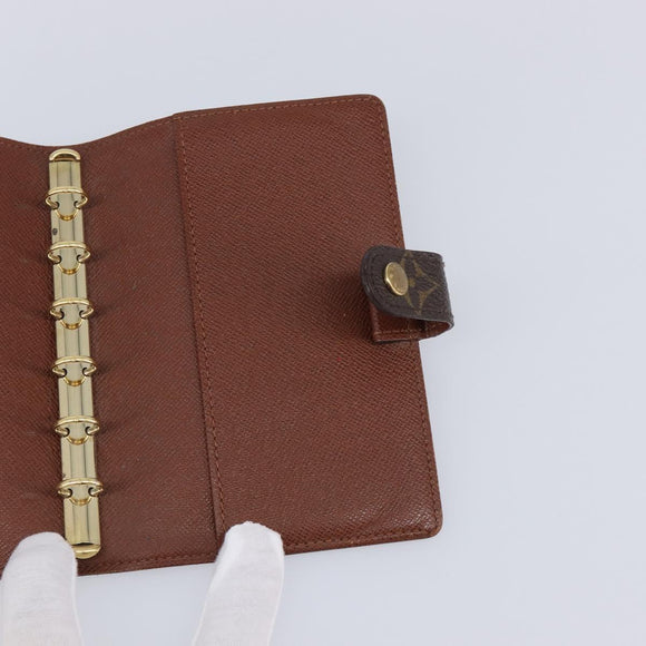 LOUIS VUITTON Monogram Agenda PM Day Planner Cover R20005 LV Auth mr3247