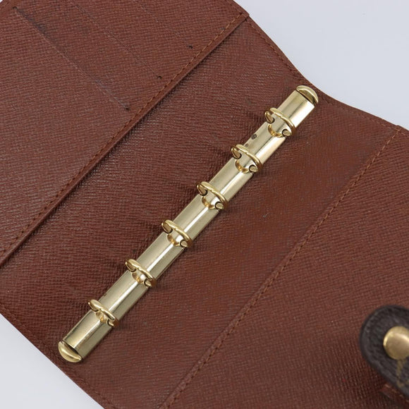 LOUIS VUITTON Monogram Agenda PM Day Planner Cover R20005 LV Auth mr3247