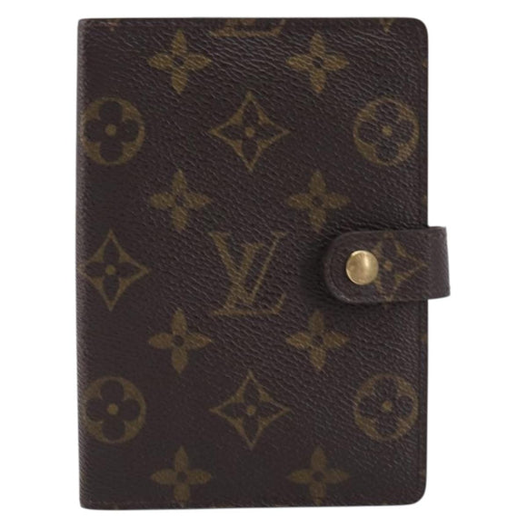 LOUIS VUITTON Monogram Agenda PM Day Planner Cover R20005 LV Auth mr3247