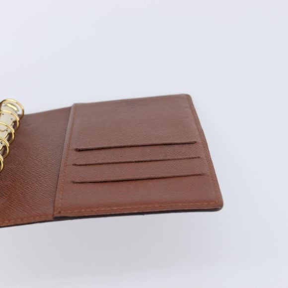 LOUIS VUITTON Monogram Agenda PM Day Planner Cover R20005 LV Auth mr3247