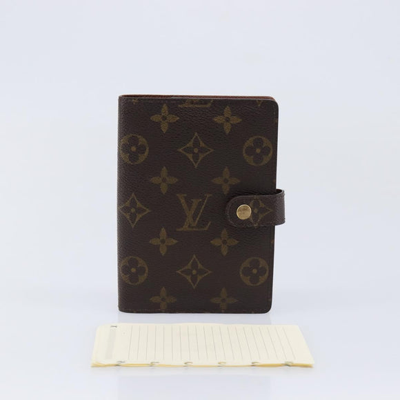 LOUIS VUITTON Monogram Agenda PM Day Planner Cover R20005 LV Auth mr3247