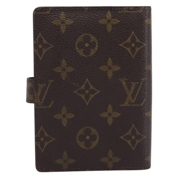 LOUIS VUITTON Monogram Agenda PM Day Planner Cover R20005 LV Auth mr3247