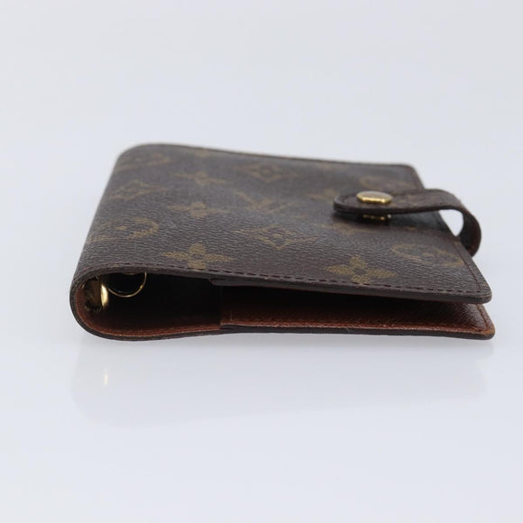 LOUIS VUITTON Monogram Agenda PM Day Planner Cover R20005 LV Auth mr3247