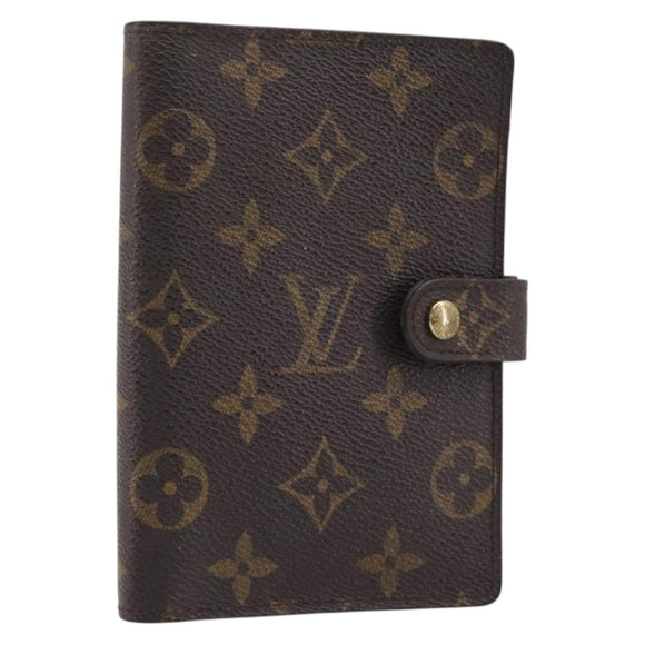 LOUIS VUITTON Monogram Agenda PM Day Planner Cover R20005 LV Auth mr3248
