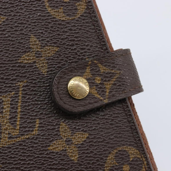 LOUIS VUITTON Monogram Agenda PM Day Planner Cover R20005 LV Auth mr3248