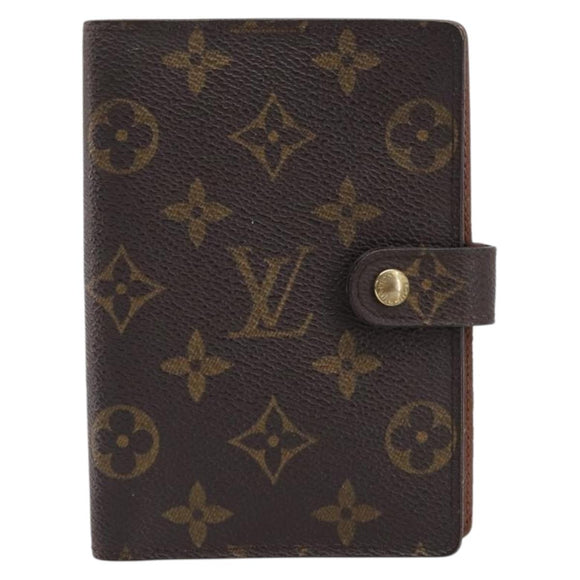LOUIS VUITTON Monogram Agenda PM Day Planner Cover R20005 LV Auth mr3248