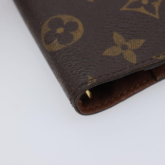 LOUIS VUITTON Monogram Agenda PM Day Planner Cover R20005 LV Auth mr3248