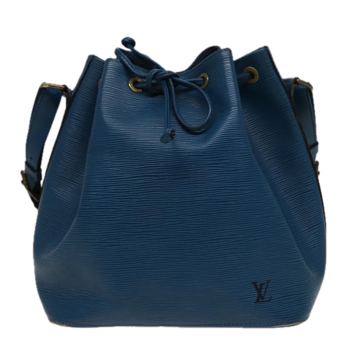 LOUIS VUITTON Epi Petit Noe Shoulder Bag Blue M44105 LV Auth mr325