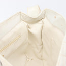 CHANEL Matelasse Chain Shoulder Bag Lamb Skin White Gold CC Auth mr3257-21