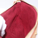 LOUIS VUITTON Multicolor Pochette Accessoires Pouch White M92649 LV Auth mr3258V-19