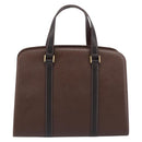 BURBERRY Hand Bag Leather Brown Gold Auth mr3260A-3