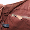 HERMES New Fourre Tout PM Hand Bag Canvas Brown Silver Auth mr3264-19