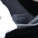 CELINE Macadam Canvas Hand Bag PVC Leather Black Gold Auth mr3265-27