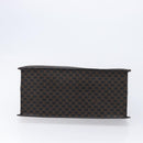 CELINE Macadam Canvas Hand Bag PVC Leather Black Gold Auth mr3265-9