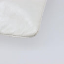 CHANEL Hand Bag Leather White Silver CC Auth mr3267A-13
