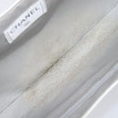 CHANEL Hand Bag Leather White Silver CC Auth mr3267A-17