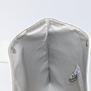 CHANEL Hand Bag Leather White Silver CC Auth mr3267A-18