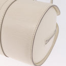 LOUIS VUITTON Epi Soufflot Hand Bag White LV Auth mr3268A-13