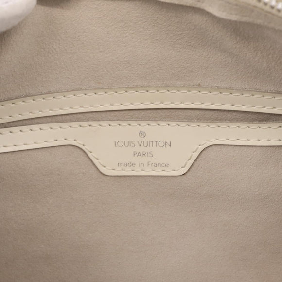 LOUIS VUITTON Epi Soufflot Hand Bag White LV Auth mr3268A