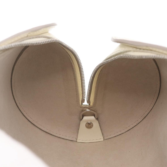 LOUIS VUITTON Epi Soufflot Hand Bag White LV Auth mr3268A