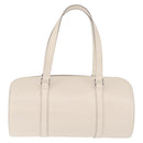 LOUIS VUITTON Epi Soufflot Hand Bag White LV Auth mr3268A-2