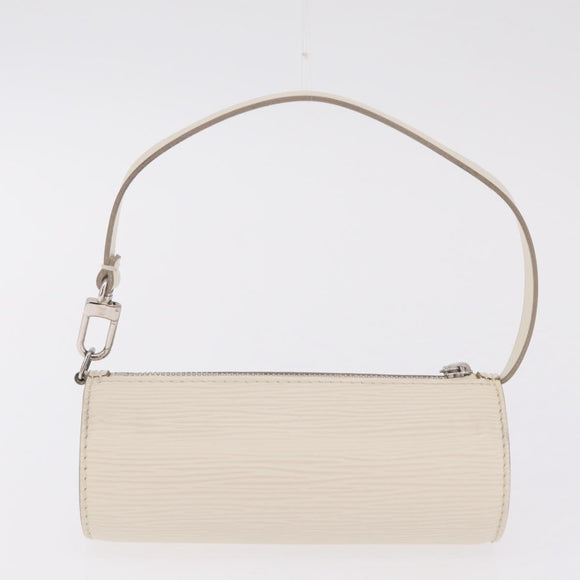 LOUIS VUITTON Epi Soufflot Hand Bag White LV Auth mr3268A