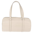 LOUIS VUITTON Epi Soufflot Hand Bag White LV Auth mr3268A-3