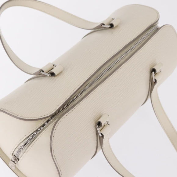 LOUIS VUITTON Epi Soufflot Hand Bag White LV Auth mr3268A