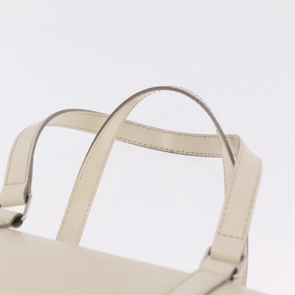 LOUIS VUITTON Epi Soufflot Hand Bag White LV Auth mr3268A